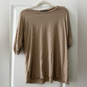 Boohoo beige top